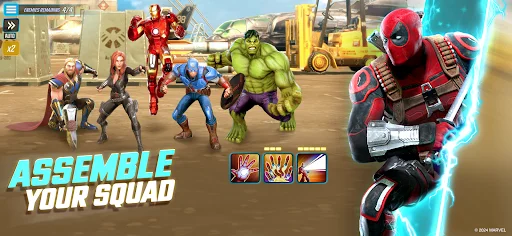 Gameplay screenshot 1 from MARVEL Strike Force: Squad RPG - Role Playing game